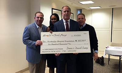 Donation to Northridge will benefit the expansion of the new Chemotherapy Infusion Center. 
