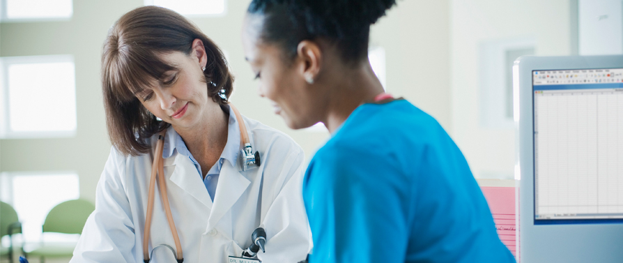 nurse and doctor